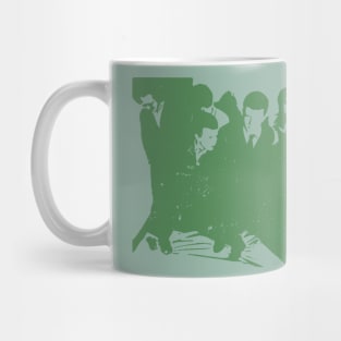 Madness - Silhouette Retro Green Mug